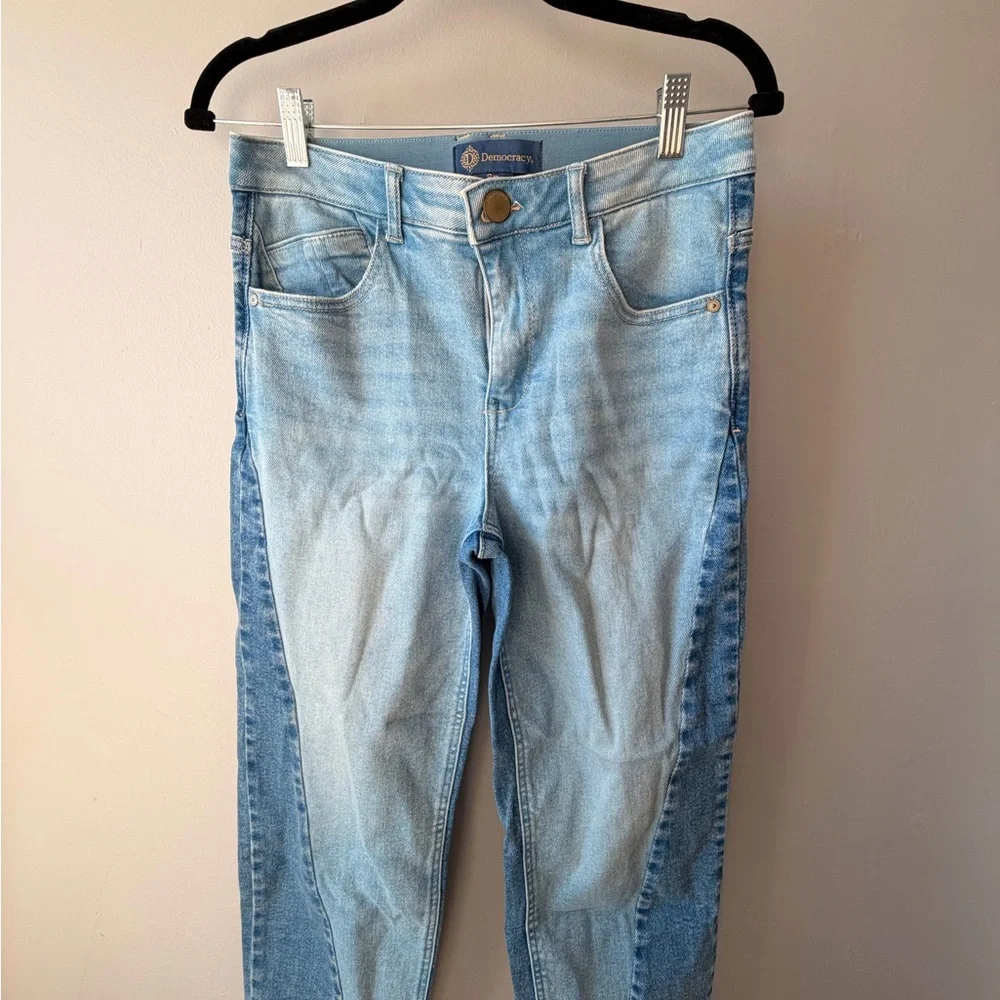 Democracy Two-Tone “Abs”olution Jeans - Picture 1 of 4